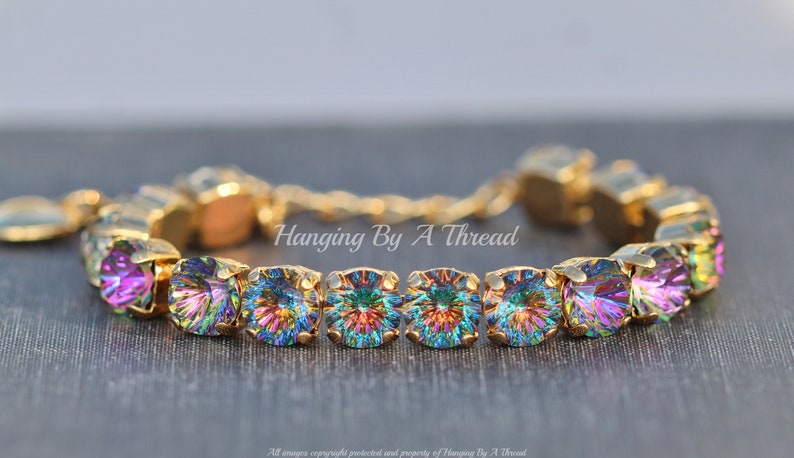Octavia Repeating Tennis Bracelet - Vitrail Light main image 1
