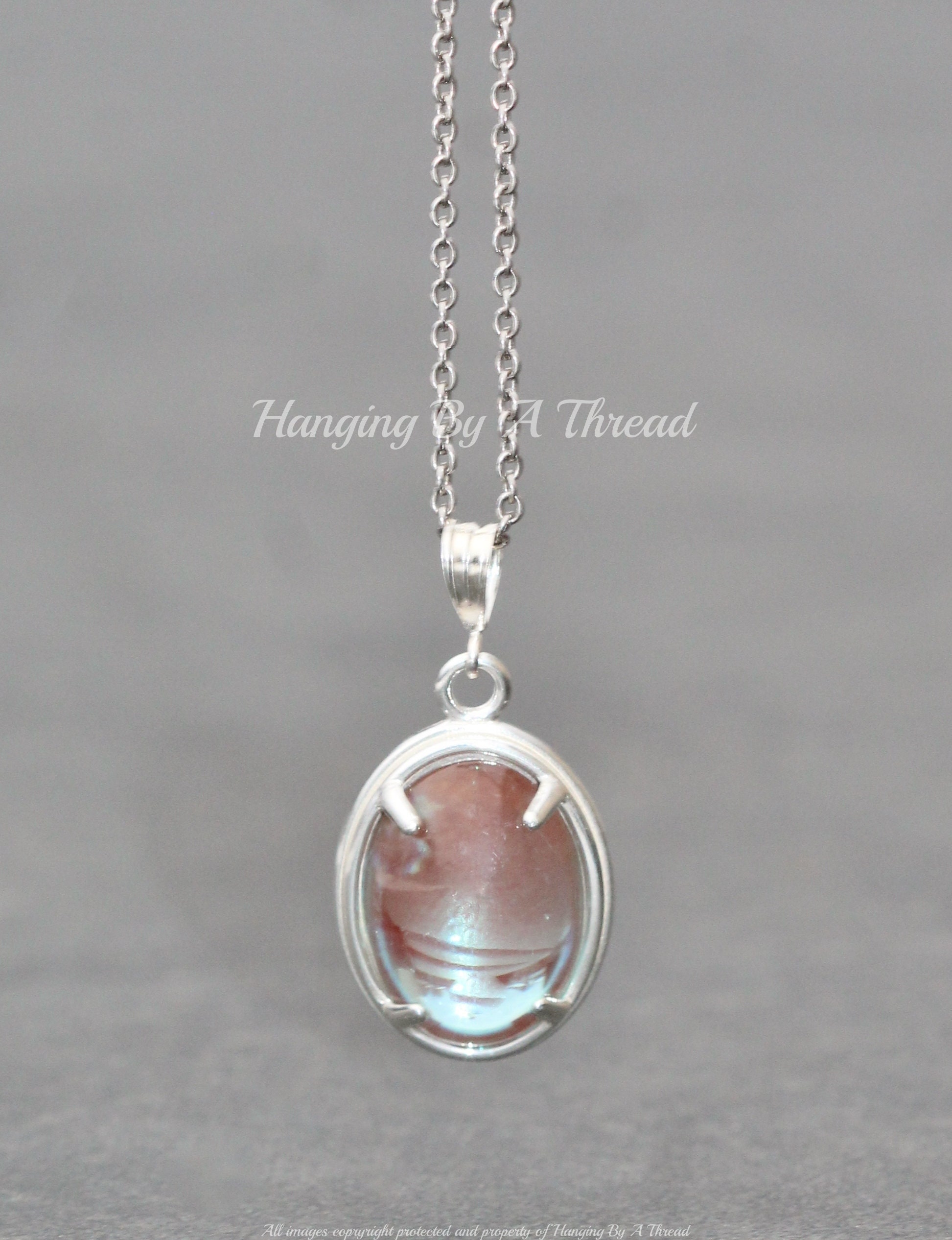 ヴィンテージ サフィレット ラージ ペンダント ネックレス、ラージ