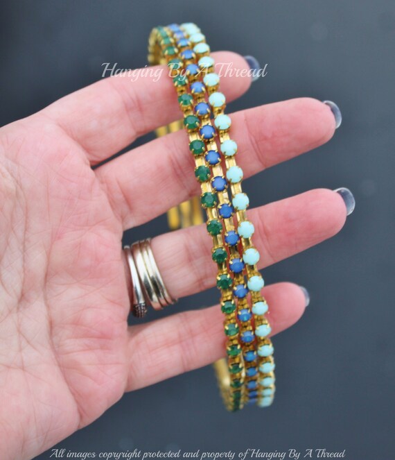 DISCONTINUED COLORS Vintage Swarovski Crystal Headbands  display picture 1