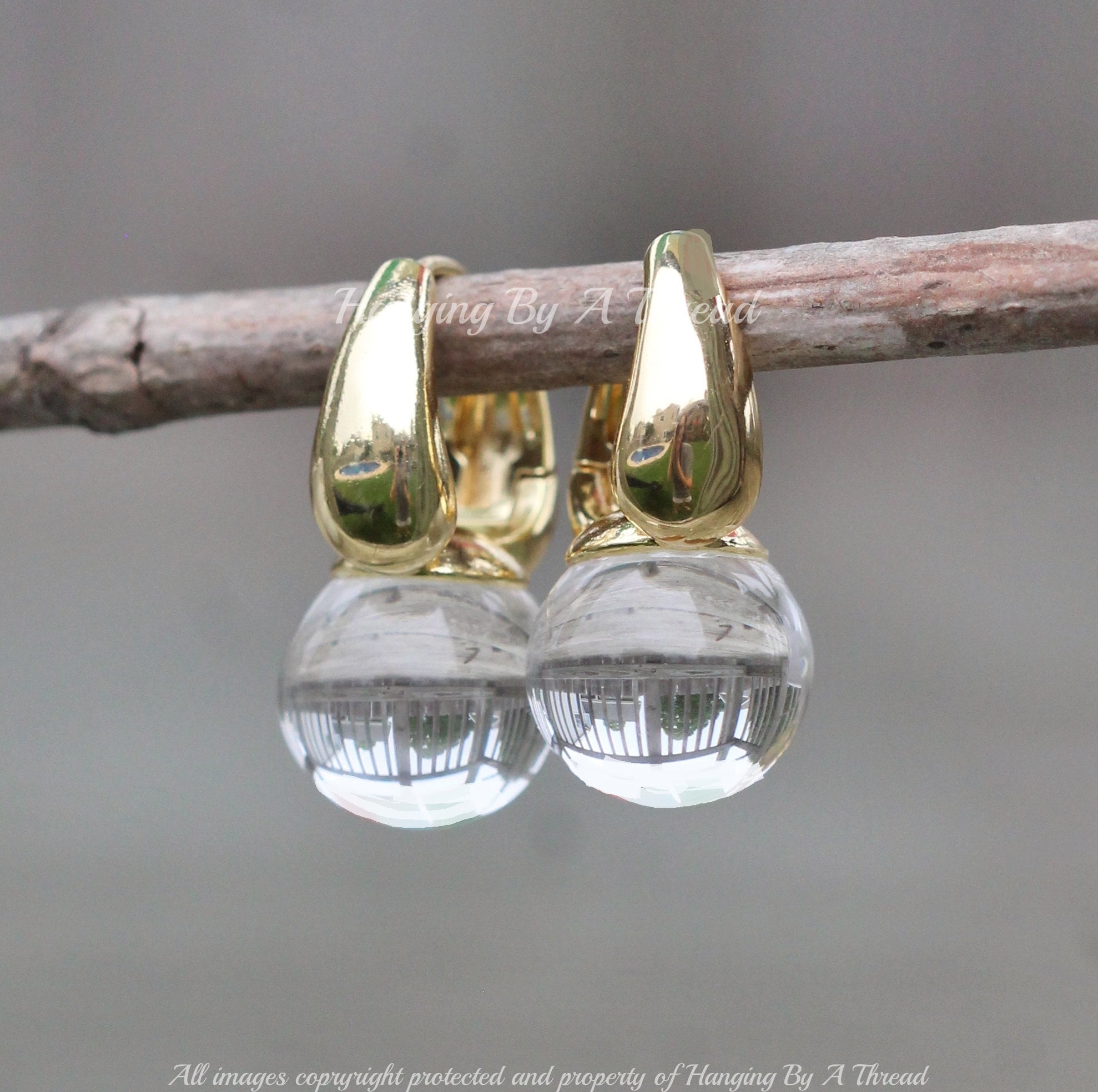 ◆VINTAGE HOLLYWOOD◆ Clear Bubble Earrings VH2336EA012B 20210410_111358_grande.jpg?v=