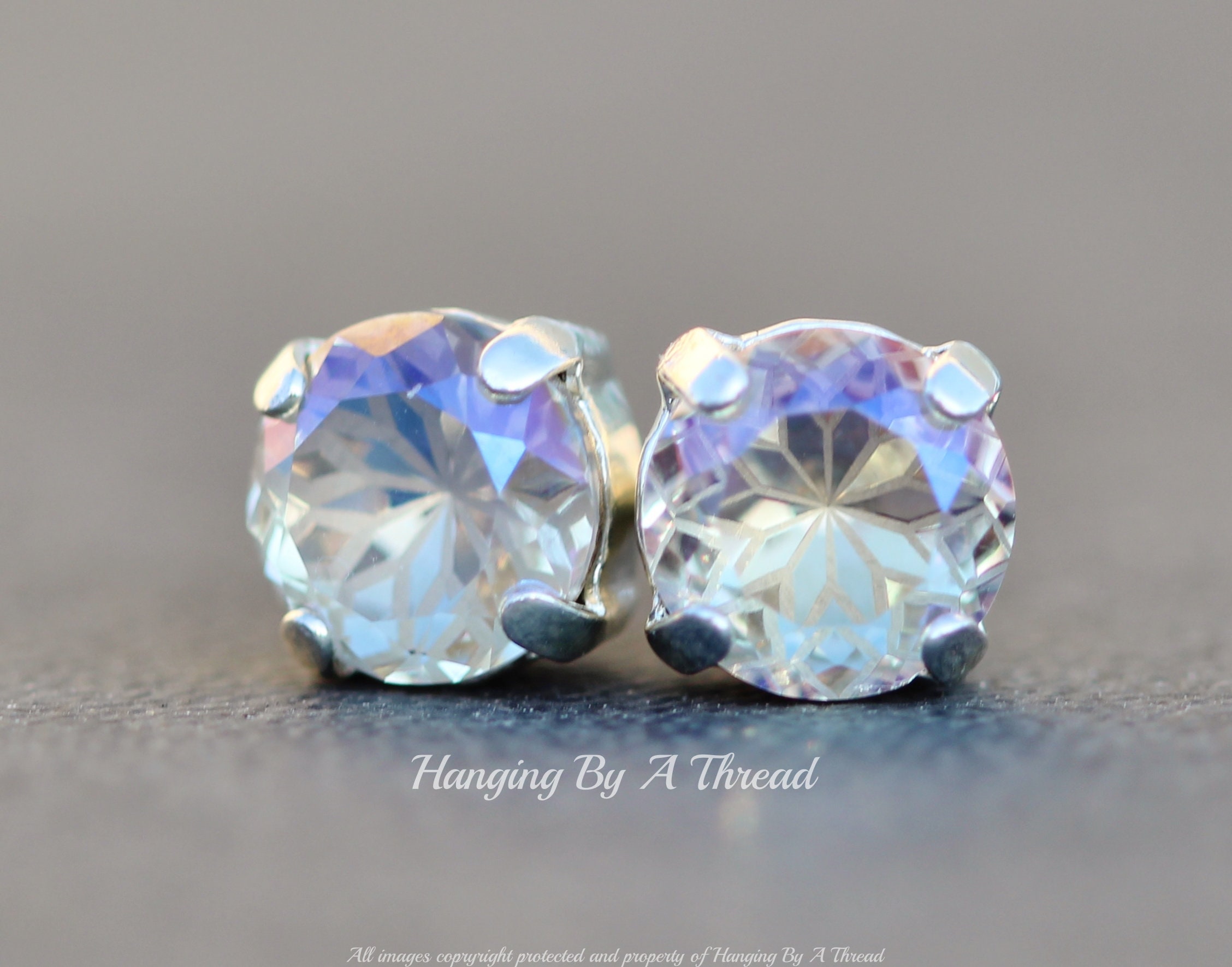 Orecchini Fiore Di Neve Cristallo Orecchini A Fiore Di Neve Con Cristallo - Borchie In Argento 925 Placcato, Creati In Laboratorio, Stile Moda, Per Occasioni Speciali Borchie Neve Lab Created - Foto 3