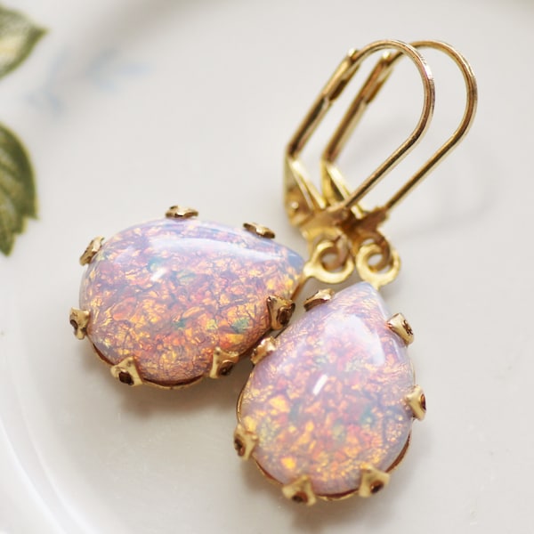 Opal Earrings - Etsy