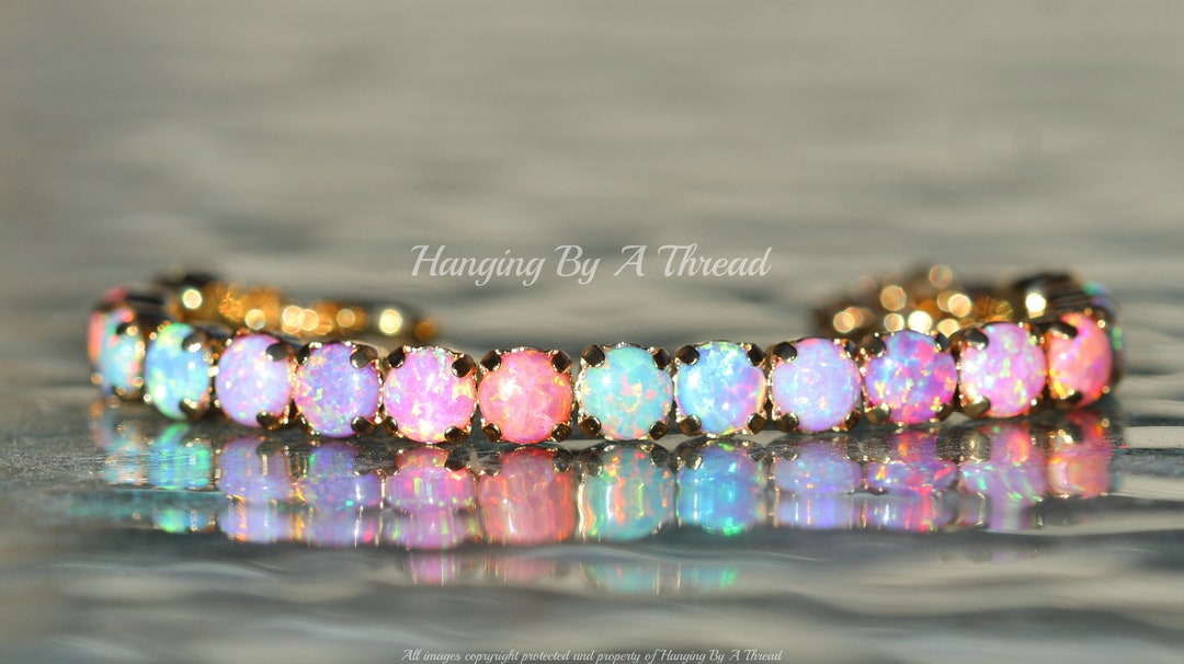 Multicolor Crystal Tennis Bracelet Set - Women\'s Accessories Amazon.com: Pingyongchang Multicolor Rhinestone Bracelet Set  main image 2