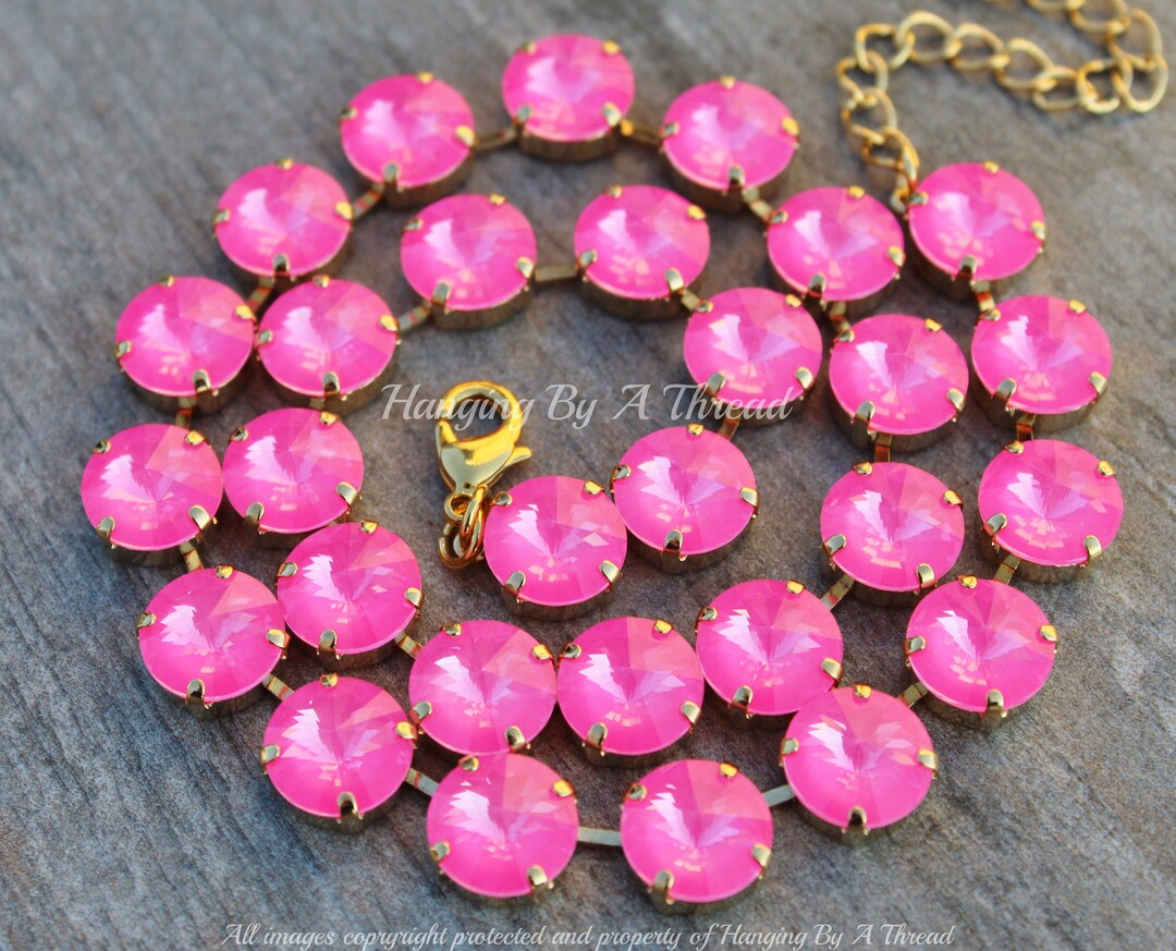 Pre Order Donatella Necklace Electric Pink Frost main image 0