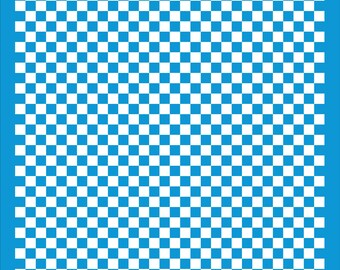 Checkered Checkers Silk Screen Stencil for Polymer Clay, Pottery & Cookies - Reusable Mesh Stencil (11x11 cm) - Paku Tools SKU-248