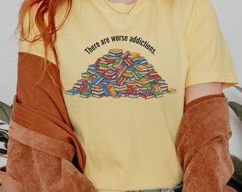 Book Lover Addict Reading Shirt
