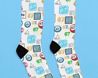 Meme Socks: Funny Novelty Crew Socks, Internet Humor Gift