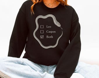 Basilisk Kiss Crewneck Sweatshirt, Dark Romance Reader Gift