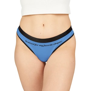 Women&#39;s Thongs, Fun Lingerie, Cheeky Underwear, Gifts for Book Lovers, Playful Intimates, Smut Underwear