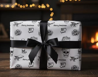 Merry Smutmas Gift Wrap: Gothic Holiday Packaging for Dark Romance Lovers