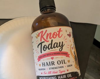4オンス ノットトゥデイ ハーバルヘアグロースオイル ローズマリーミントスカルプオイル ハンドメイド