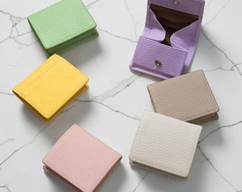 Mini Leather Wallet – Compact Coin Purse & Card Holder