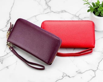 Leather Long Wallet – Slim Organizer & Everyday Essential