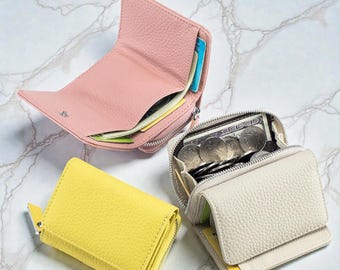 Women’s Genuine Leather RFID Wallet – Stylish Secure Card Organizer