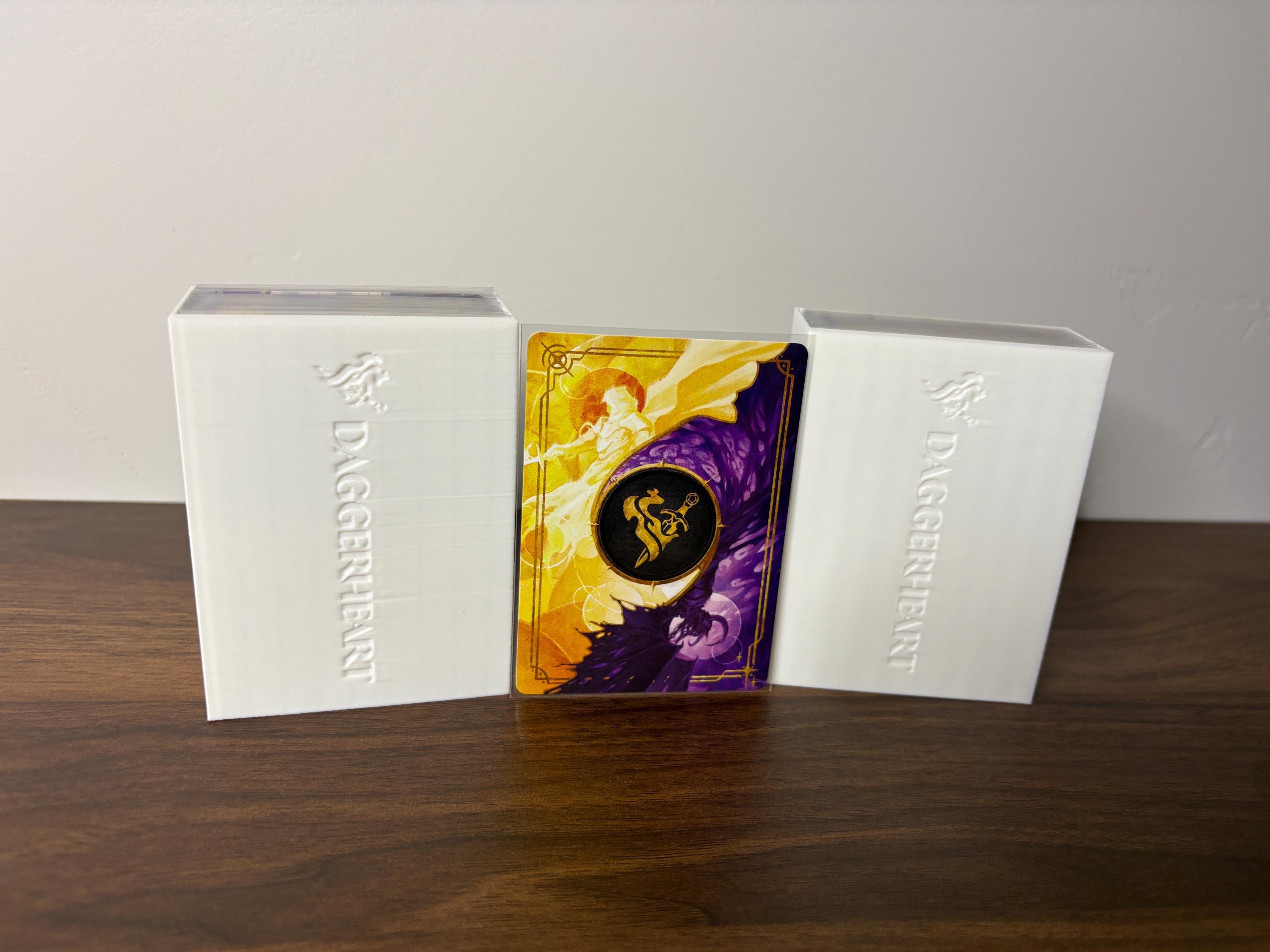 Daggerheart Rpg Deck Box Compatible With Daggerheart | Tabletop RPG Storage Daggerheart Organizer Box Daggerheart Rpg Deck Box Compatible With Daggerheart | Tabletop RPG Storage Daggerheart Organizer Box