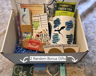 Date with a Book, Reader's Gift Box, Fantasy Themed Bookish Set, Bookworm Reading Accessories