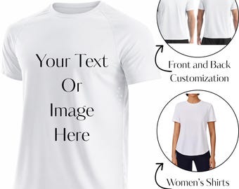 Custom Work Out Tops / Personalized Shirts / Athletic Attire / Exercise and Sports Shirts