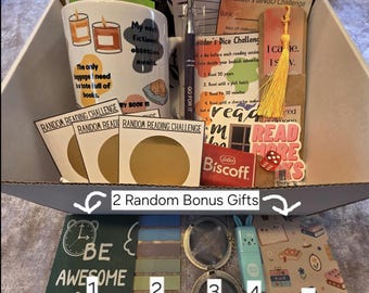 Personalized Bookish Gift Bundle, Book Lovers Gifting Set, Readers Blind Box, Everything but the Book