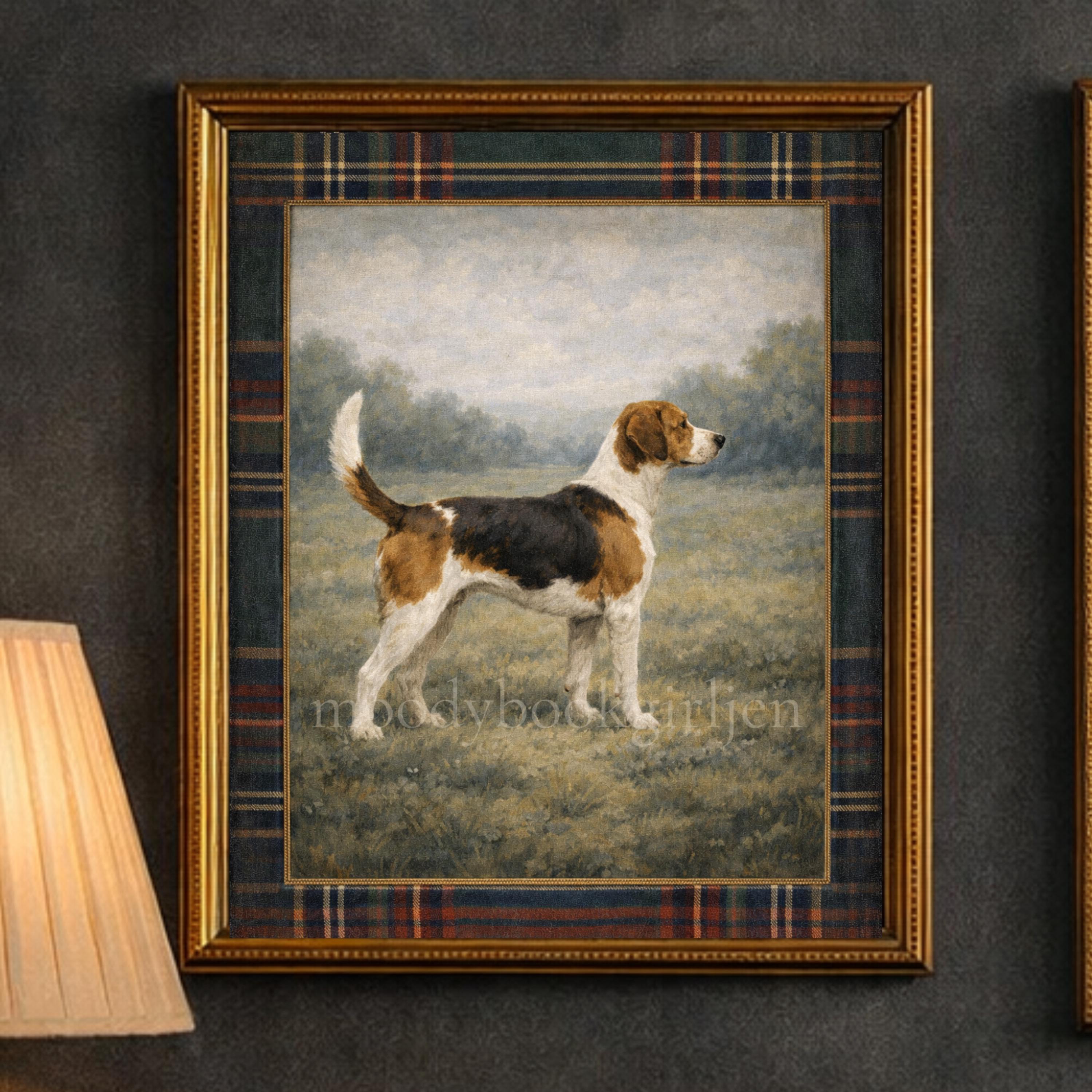 英国製ラルフローレン ヴィンテージ絵皿3枚セット 壁掛け 馬と猟犬 カントリー Equestrian Wall Art Set of 3 Prints, Ralph Lauren Style Decor