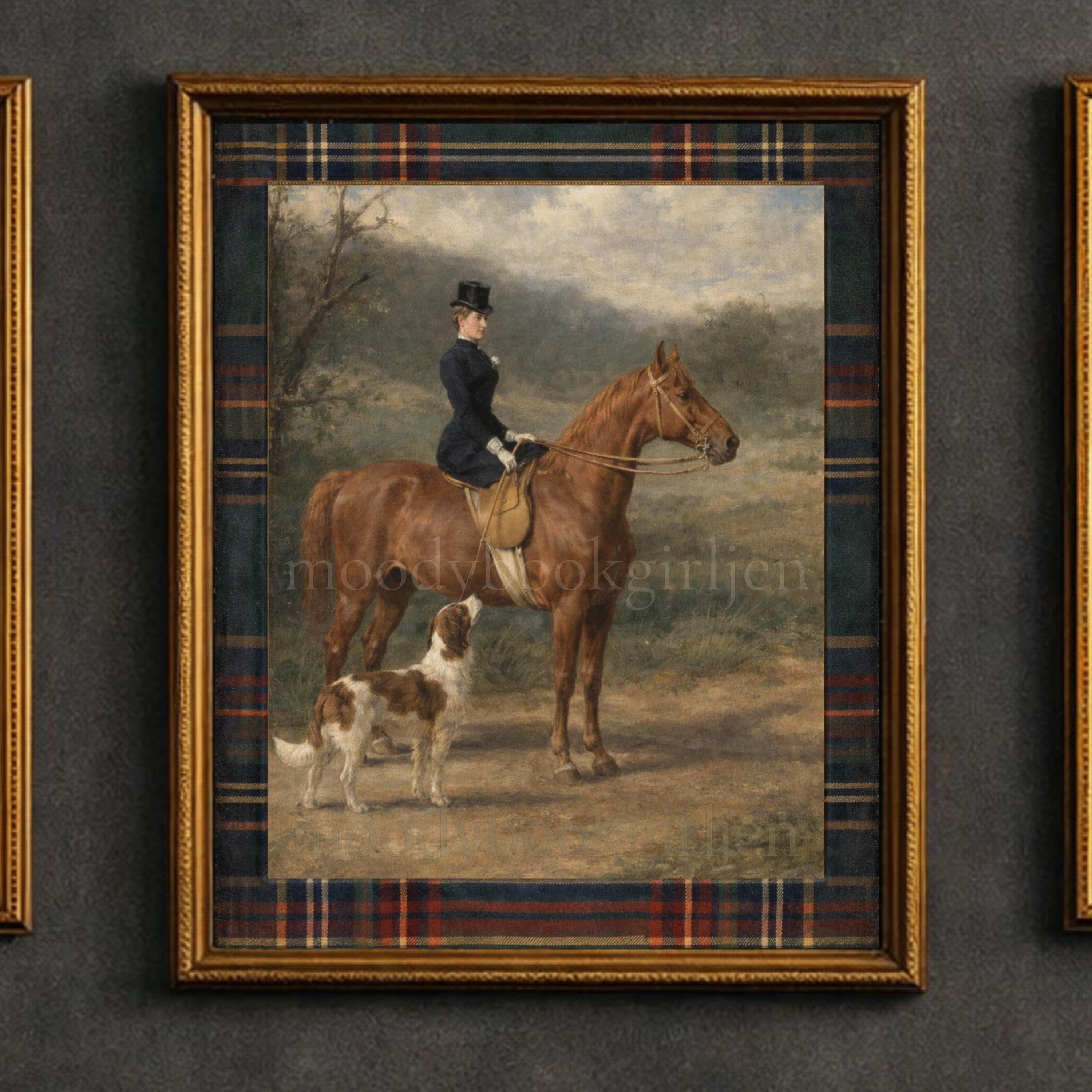 Equestrian Wall Art Set of 3 Prints, Ralph Lauren Style Decor