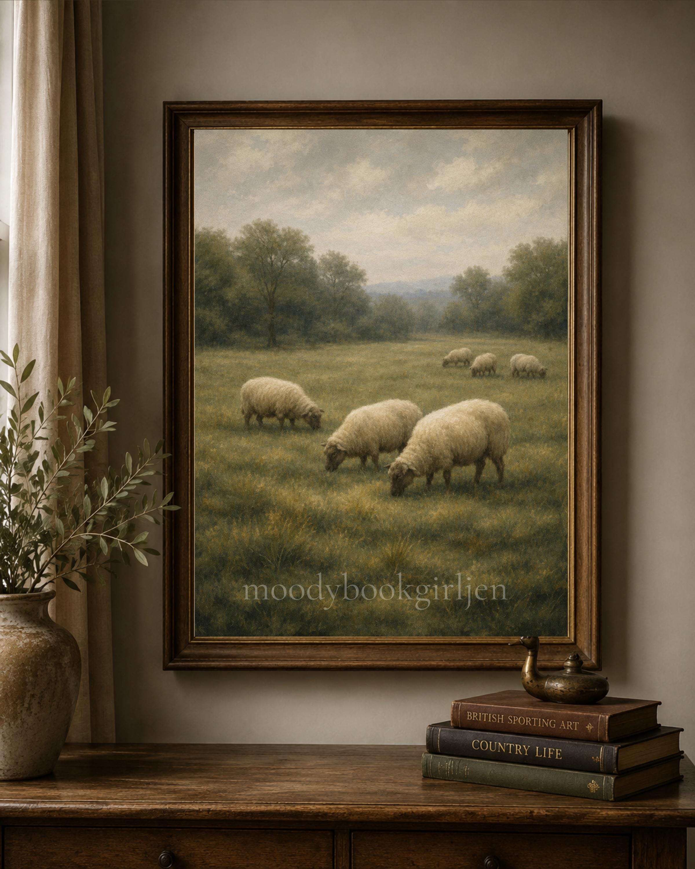 Heritage Style Sporting Gallery Wall Set of 6 | English Country