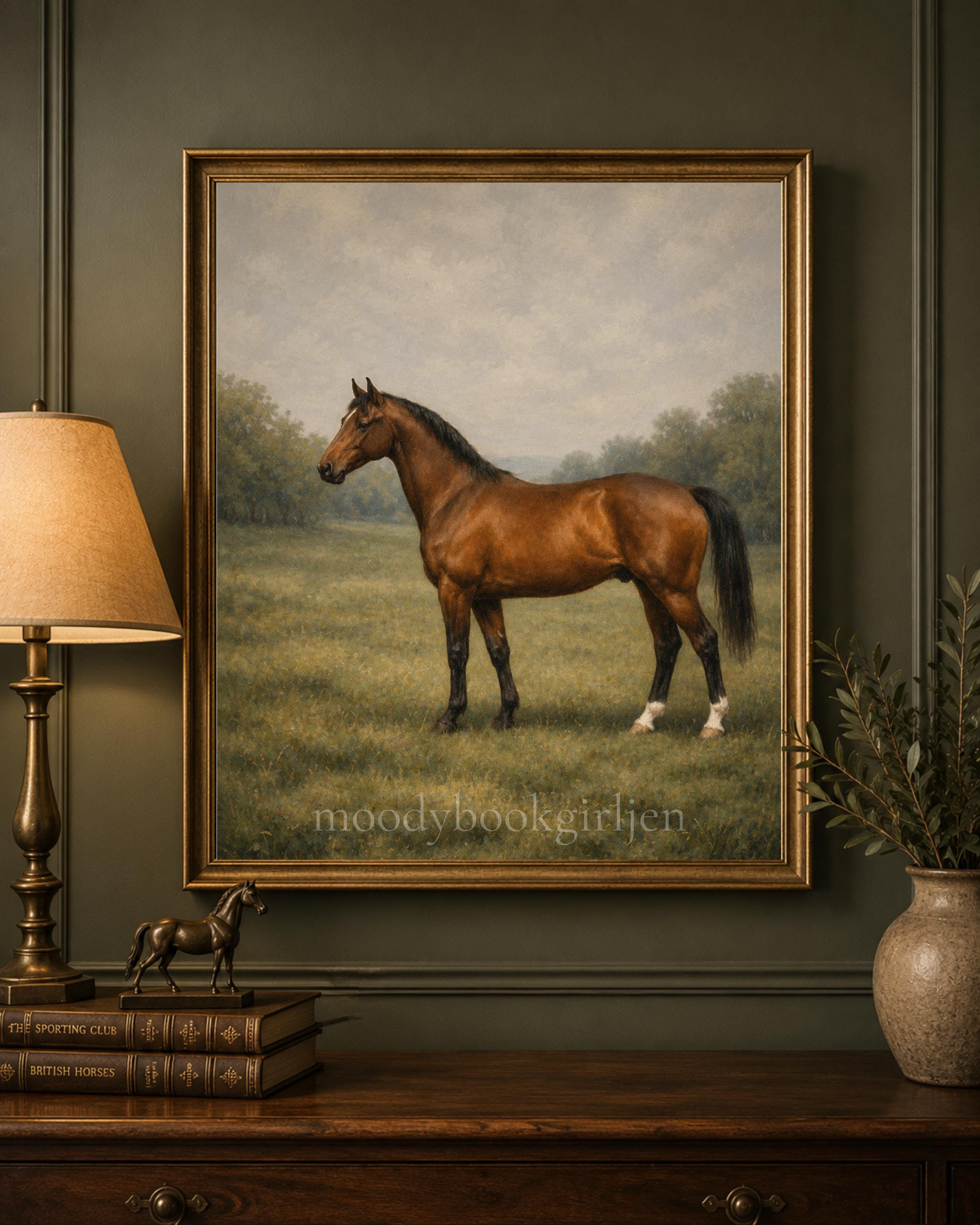 Heritage Style Sporting Gallery Wall Set of 6 | English Country