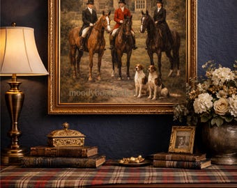 Ralph Lauren Style Hunting Dog Gallery Wall | Equestrian Library