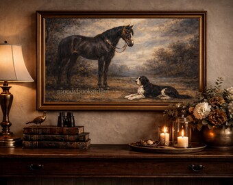 English Country Gallery Wall - Ralph Lauren Style Sporting Art