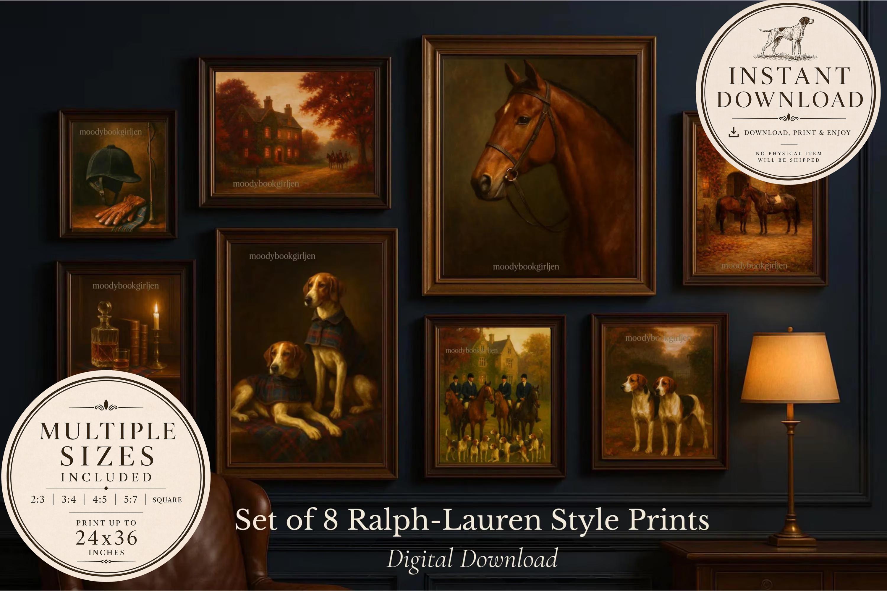 Ralph lauren gallery wall - Etsy 日本