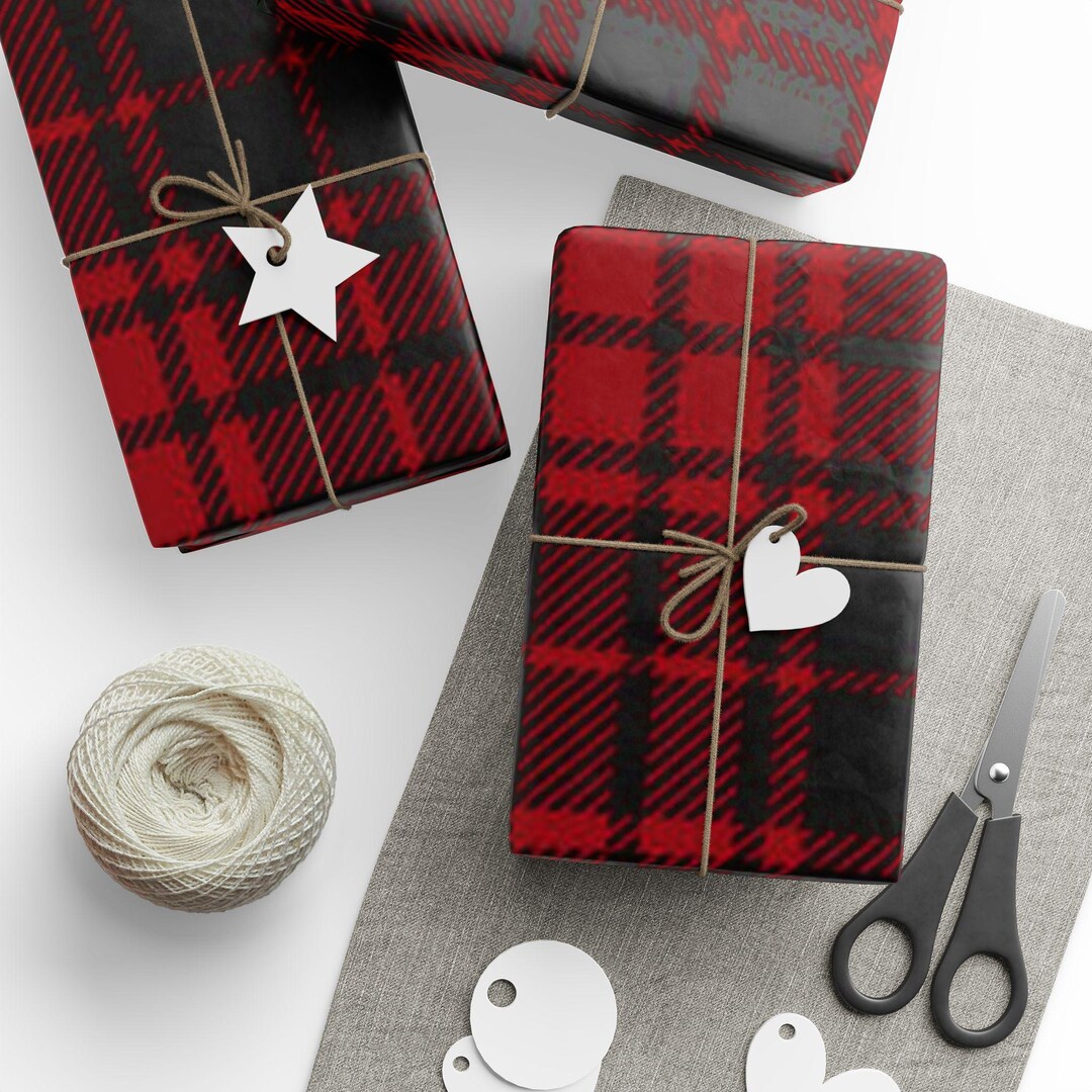 Buffalo Plaid Wrapping Papernull