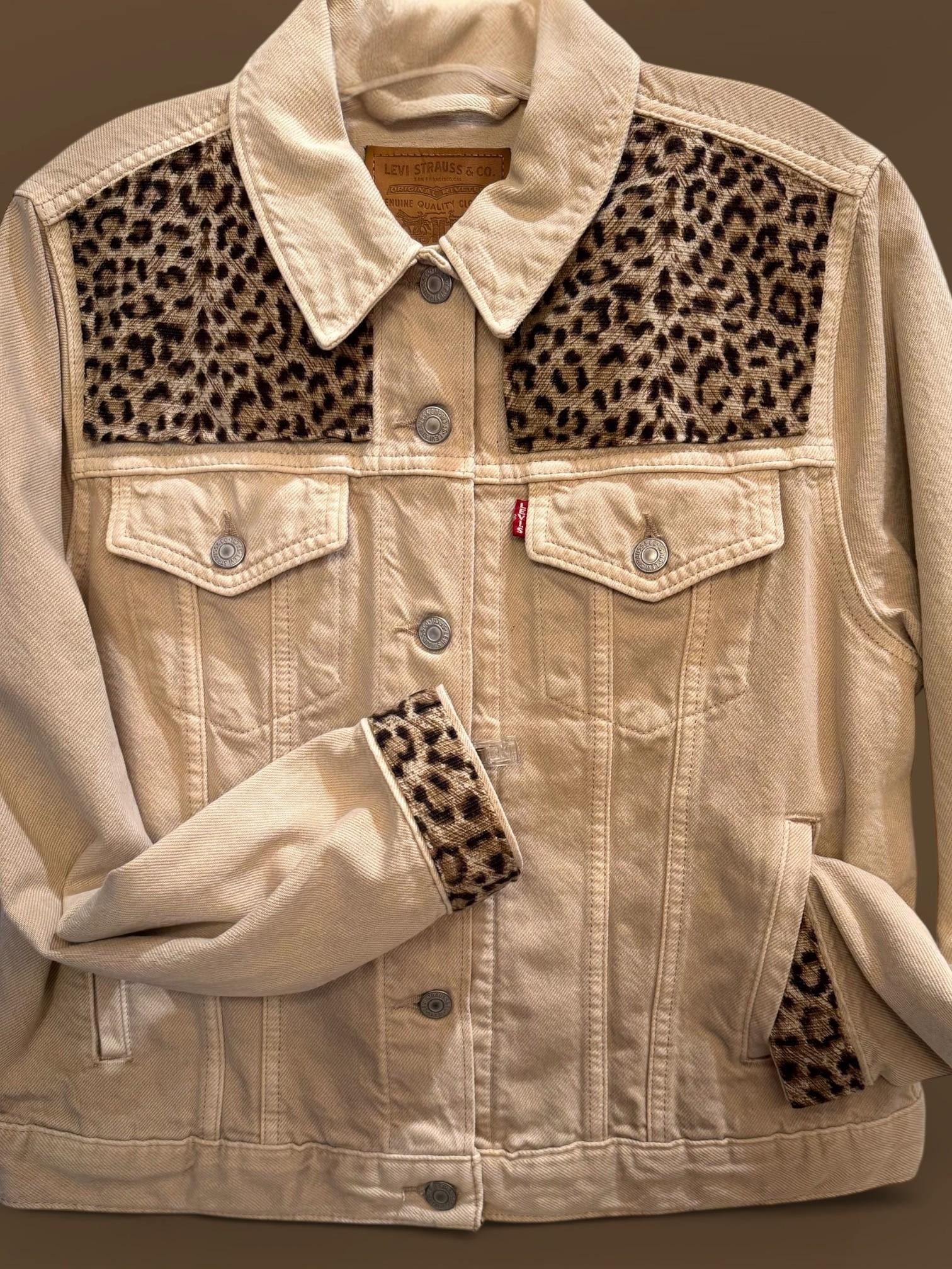 Ocelot Print Jacket - Etsy