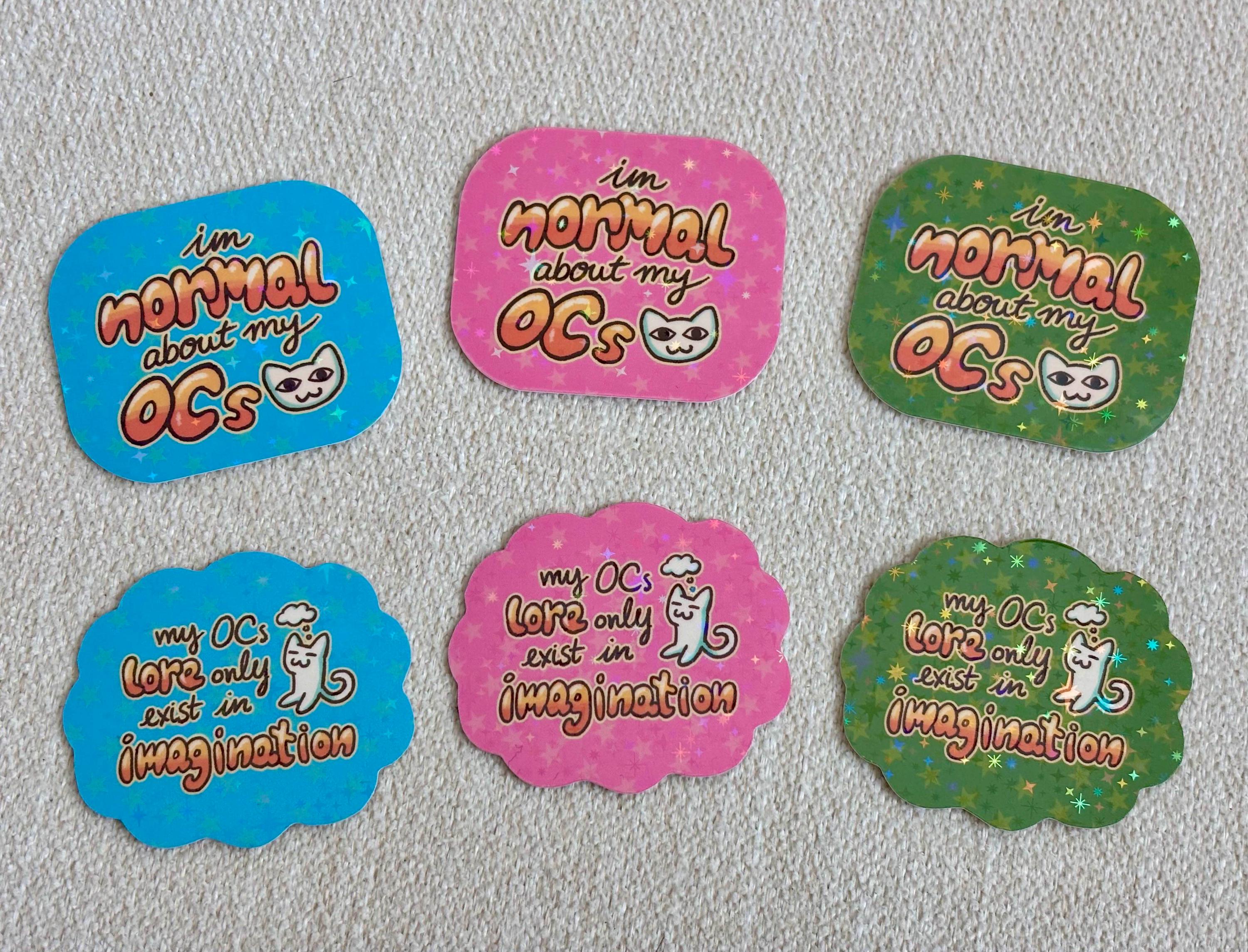 Ocs Sticker Ocs Artists Stickers - Etsy