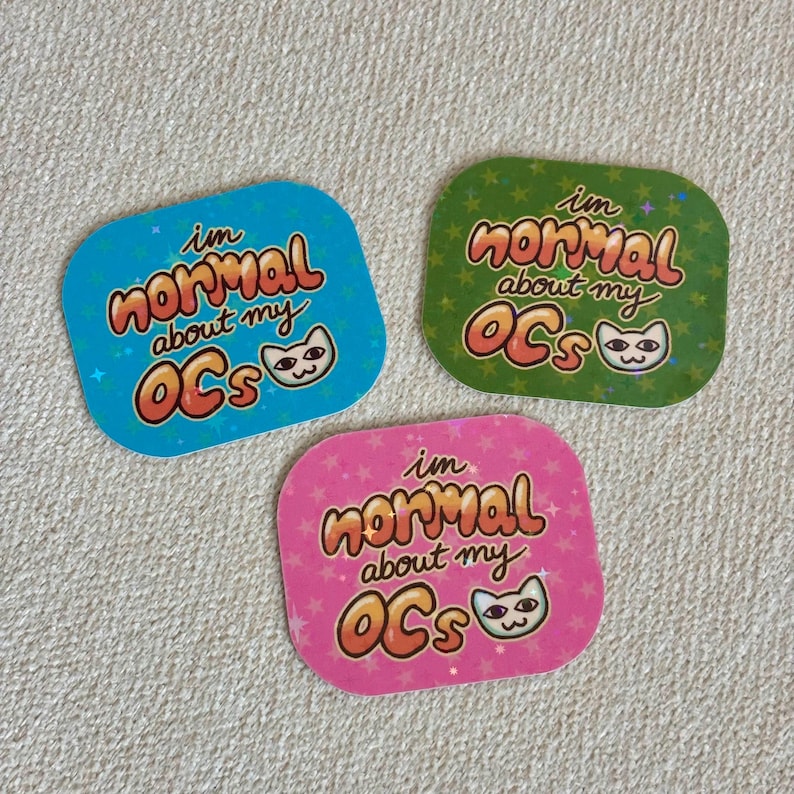 Ocs Sticker Ocs Artists Stickers - Etsy