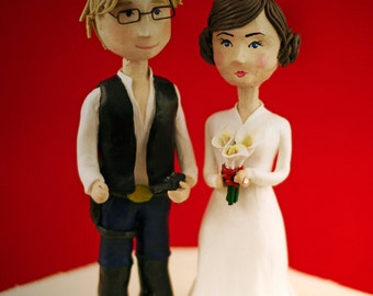 Custom Wedding Cake Toppers - Personalized Star Wars, Fantasy and More