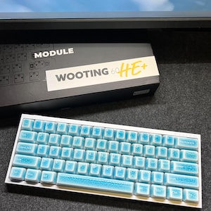 wooting60he ホワイト カスタム Wooting 60HE 白