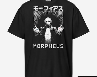 Camiseta de manga de Morfeo / Camiseta con gráficos extragrandes / Camiseta inspirada en Matrix