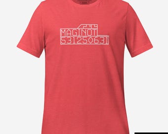 Camiseta Maginot del USCSS: Camiseta de ciencia ficción con código de identificación de nave extraterrestre