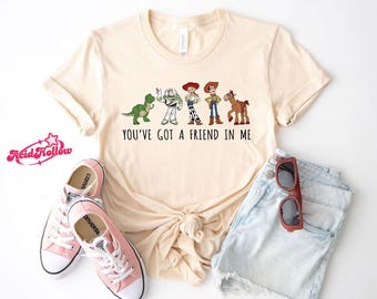 You've Got A Friend In Me Toy Story Disneyland Tee, Pixar Toy Story Family Matching Shirt, Disneyland Toy Story Toddler Youth Tee