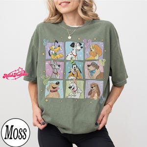 Retro Disneyland Dogs Characters Shirt, Vintage Life is Better With Dogs Tee, Disneyland Dog Mom Shirt, Disneyland Family Dogs Lover Gifts image 5