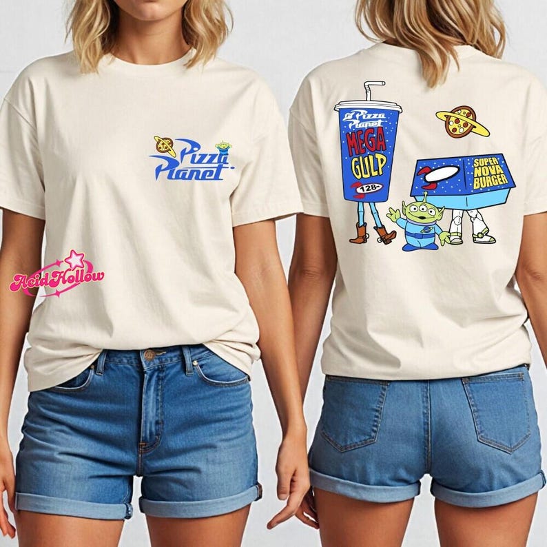Toy Story Pizza Planet T-Shirt, Disneyland Woody & Buzz Lightyear Shirt, Infinity And Beyond Shirt, Disneyland Vacation Sweatshirt image 1