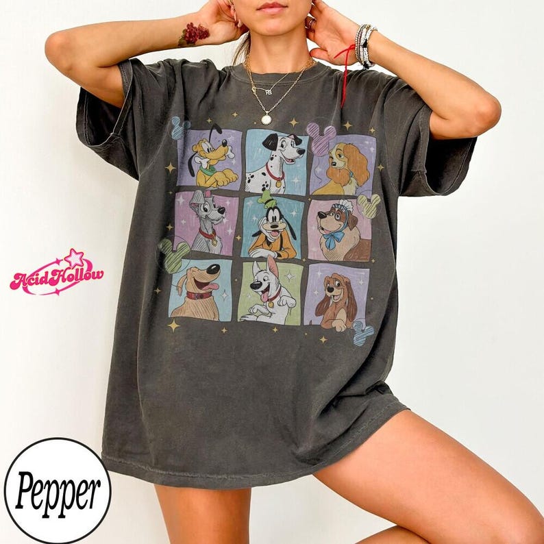 Retro Disneyland Dogs Characters Shirt, Vintage Life is Better With Dogs Tee, Disneyland Dog Mom Shirt, Disneyland Family Dogs Lover Gifts image 1