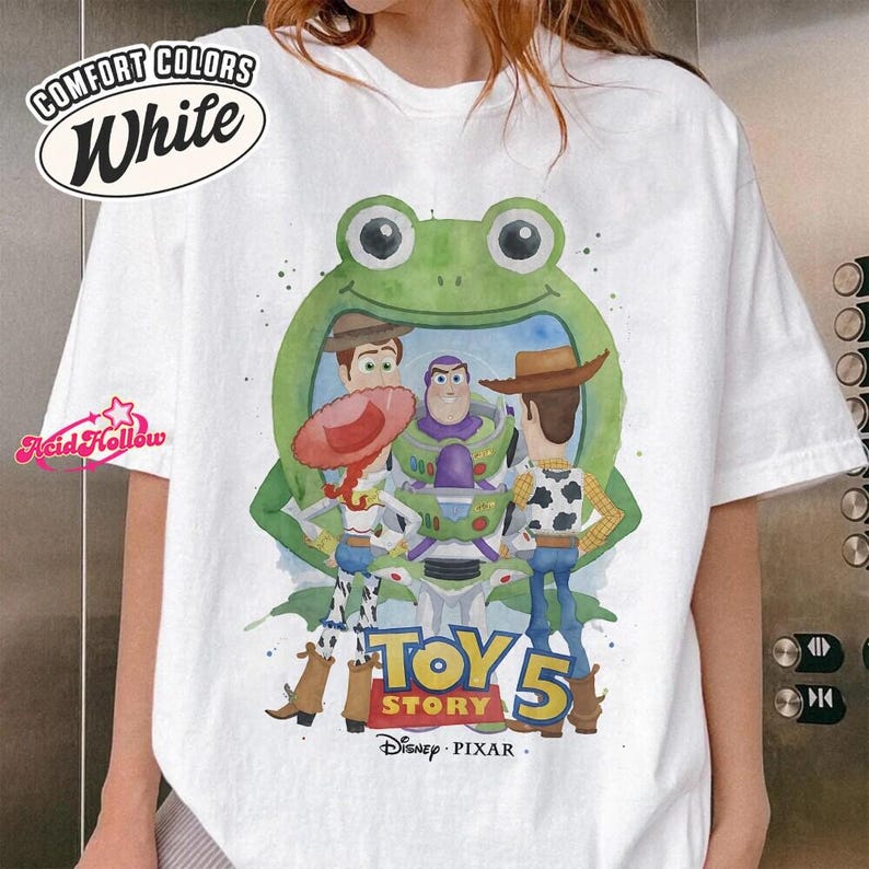 Disneyland Pixar Toy Story 5 T-shirt, You've Got A Friend In Me Shirt, Toy Story Characters Tee, Woody Buzz Jessie, Family Matching Trip image 5