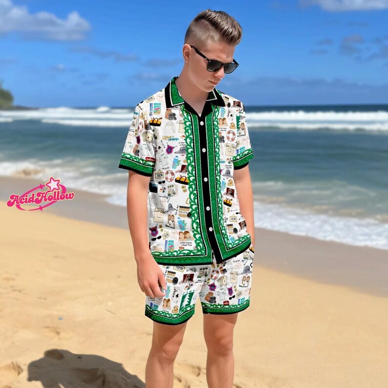 The Parent Trap Camp Walden Fencing Club Hawaiian Shirt & Shorts, The Parent Trap Hawaiian Shirt, Hallie Annie Parker Summer Beach Shirt image 4