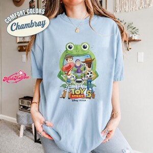 Disneyland Pixar Toy Story 5 T-shirt, You've Got A Friend In Me Shirt, Toy Story Characters Tee, Woody Buzz Jessie, Family Matching Trip image 2