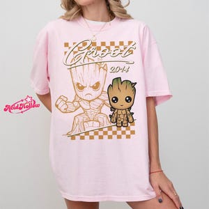 Retro Avengers Disneyland Marvel Shirt, Spiderman Iron Man Signature Birthday Boy, Birthday Girl, Marvel Family Group Matching Tee. image 3