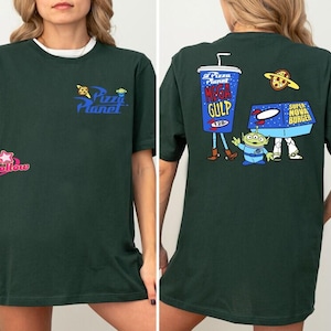 Toy Story Pizza Planet T-Shirt, Disneyland Woody & Buzz Lightyear Shirt, Infinity And Beyond Shirt, Disneyland Vacation Sweatshirt image 4