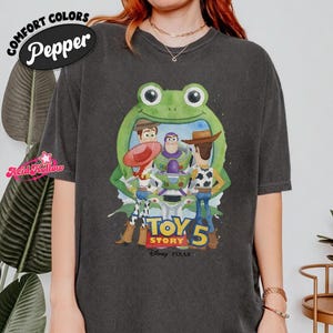 Disneyland Pixar Toy Story 5 T-shirt, You've Got A Friend In Me Shirt, Toy Story Characters Tee, Woody Buzz Jessie, Family Matching Trip image 1