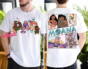 Disneyland Moana Mom Dad Shirt, Princess Moana Family Matching T-Shirt, Maui Sweatshirt, Hei Hei and Pua Mama Dada Tee, Family Trip Shirt