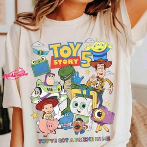 Comfort Colors Toy Story 5 You've Got A Friend In Me Shirt, Disneyland World Toy Story Tee, Toy Story Disneyland Family Matching 2026 Tee image 2