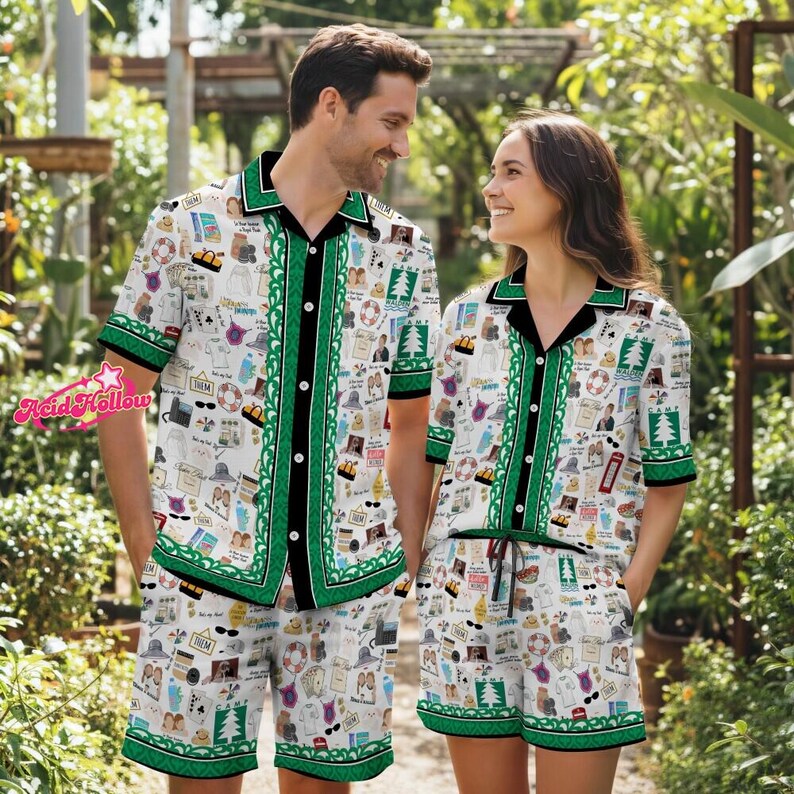 The Parent Trap Camp Walden Fencing Club Hawaiian Shirt & Shorts, The Parent Trap Hawaiian Shirt, Hallie Annie Parker Summer Beach Shirt image 1